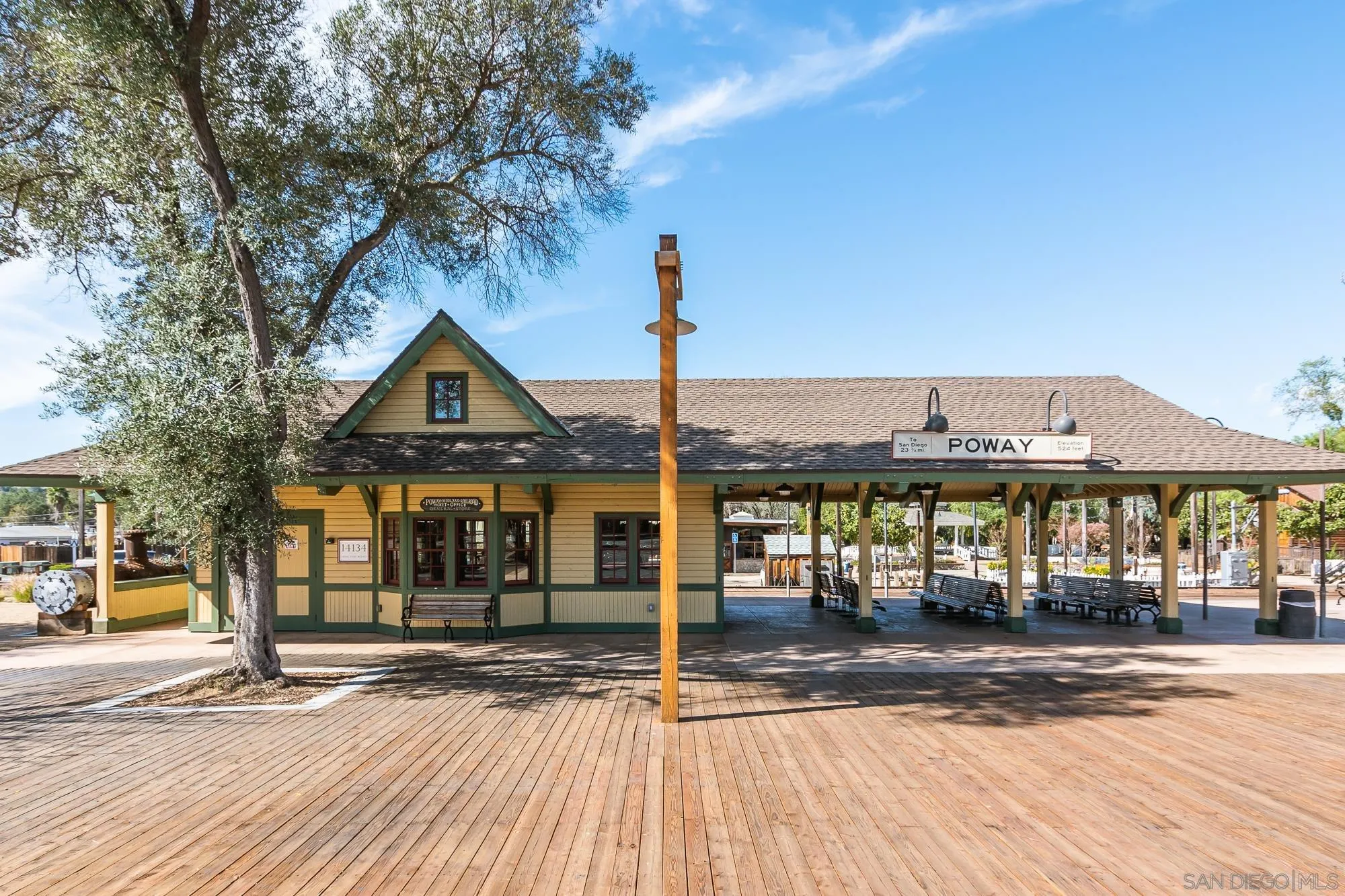 La Manda Drive Poway, CA 92064 - Photo 18 of 27 a front view of a building with street view