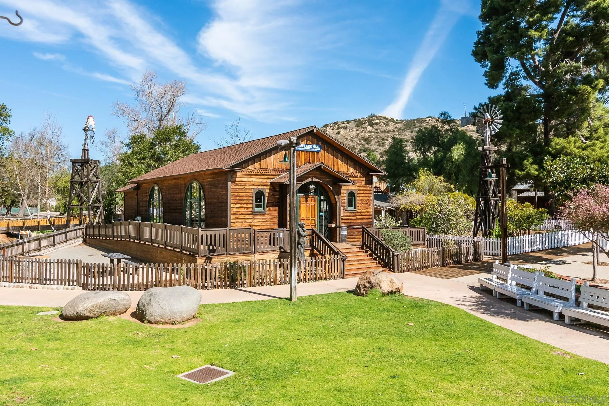 La Manda Drive Poway, CA 92064 - Photo 22 of 27 a view of a house with backyard porch and sitting area