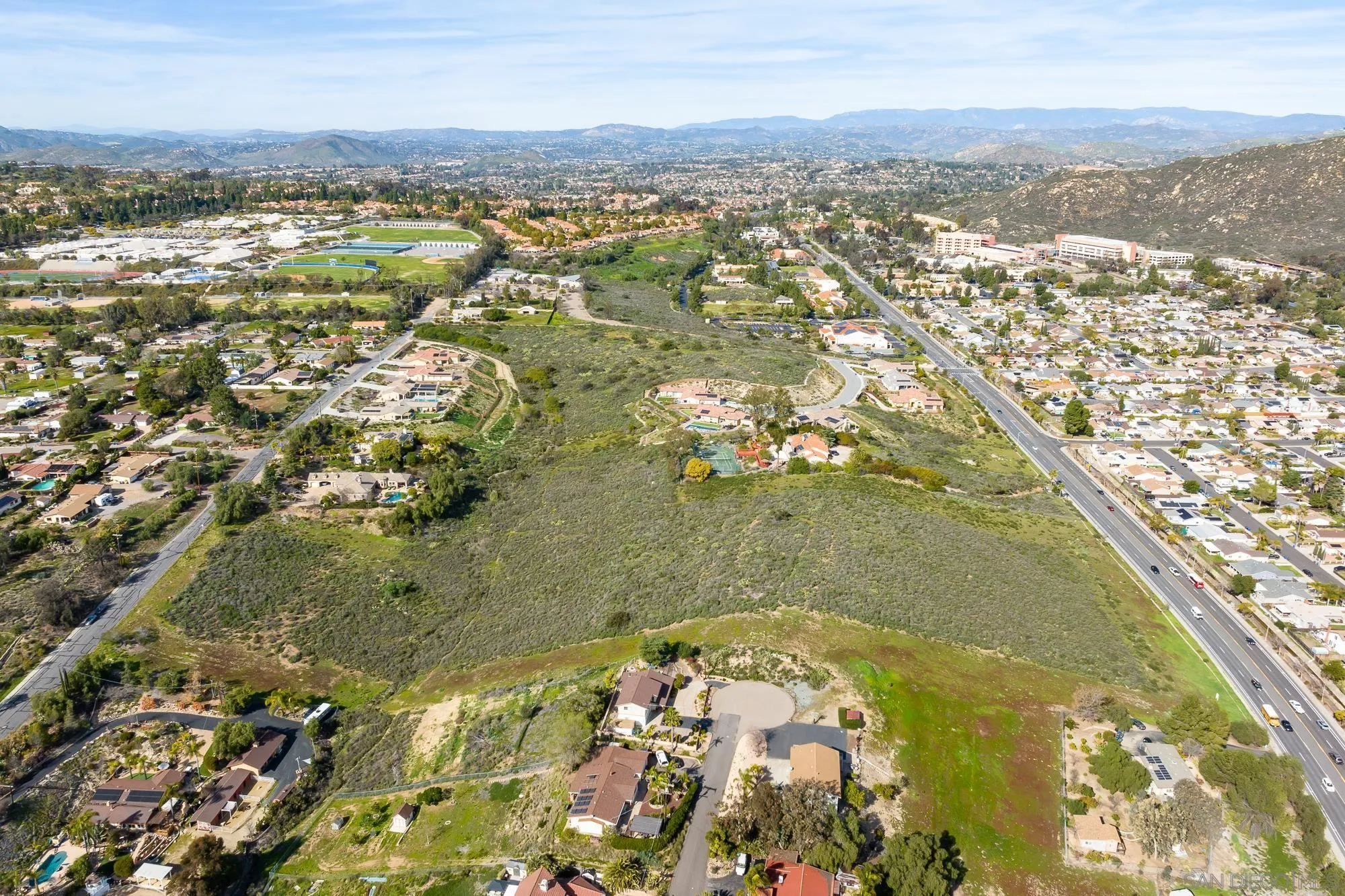 La Manda Drive Poway, CA 92064 - Photo 7 of 27 an aerial view of residential houses with outdoor space
