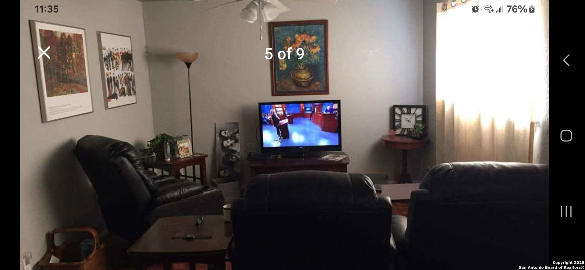 1455 Hillcrest Drive, Unit 8UPSTAIRS San Antonio, TX 78228 - Photo 6 of 9 a living room with furniture and wall painting