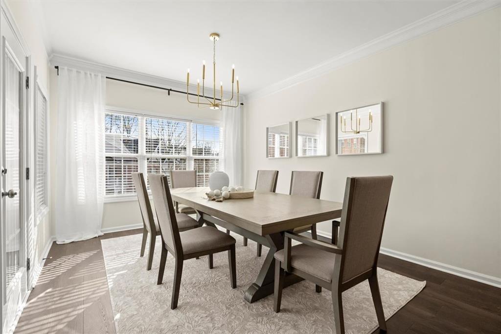 3196 Buck Way Alpharetta, GA 30004 - Photo 22 of 53 a view of a dining room with furniture