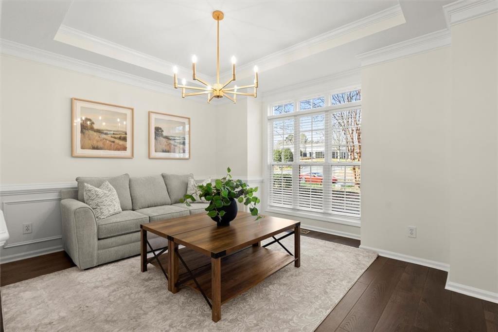 3196 Buck Way Alpharetta, GA 30004 - Photo 8 of 53 a living room with furniture and a window