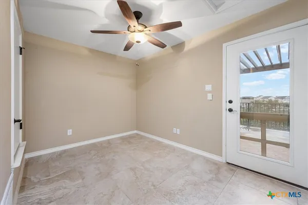 a view of empty room