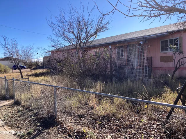 a backyard of a house