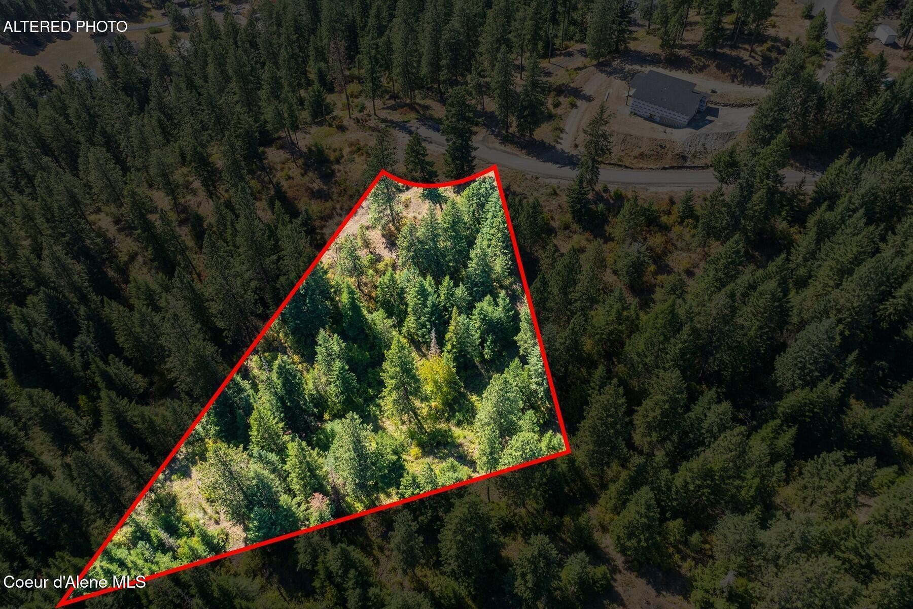 Nna Nna Hanson Road Harrison, ID 83833 - Photo 8 of 14 Aerial_HansonRdLot7_Outlined