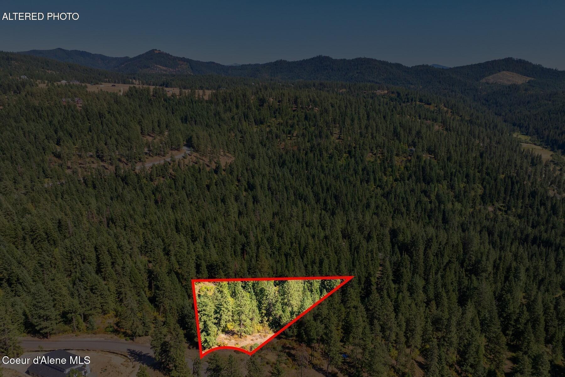 Nna Nna Hanson Road Harrison, ID 83833 - Photo 10 of 14 Aerial_HansonRdLot8_Outlined