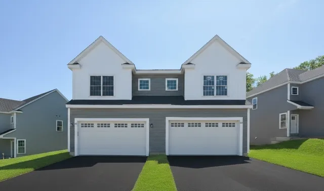 a front view of house with yard