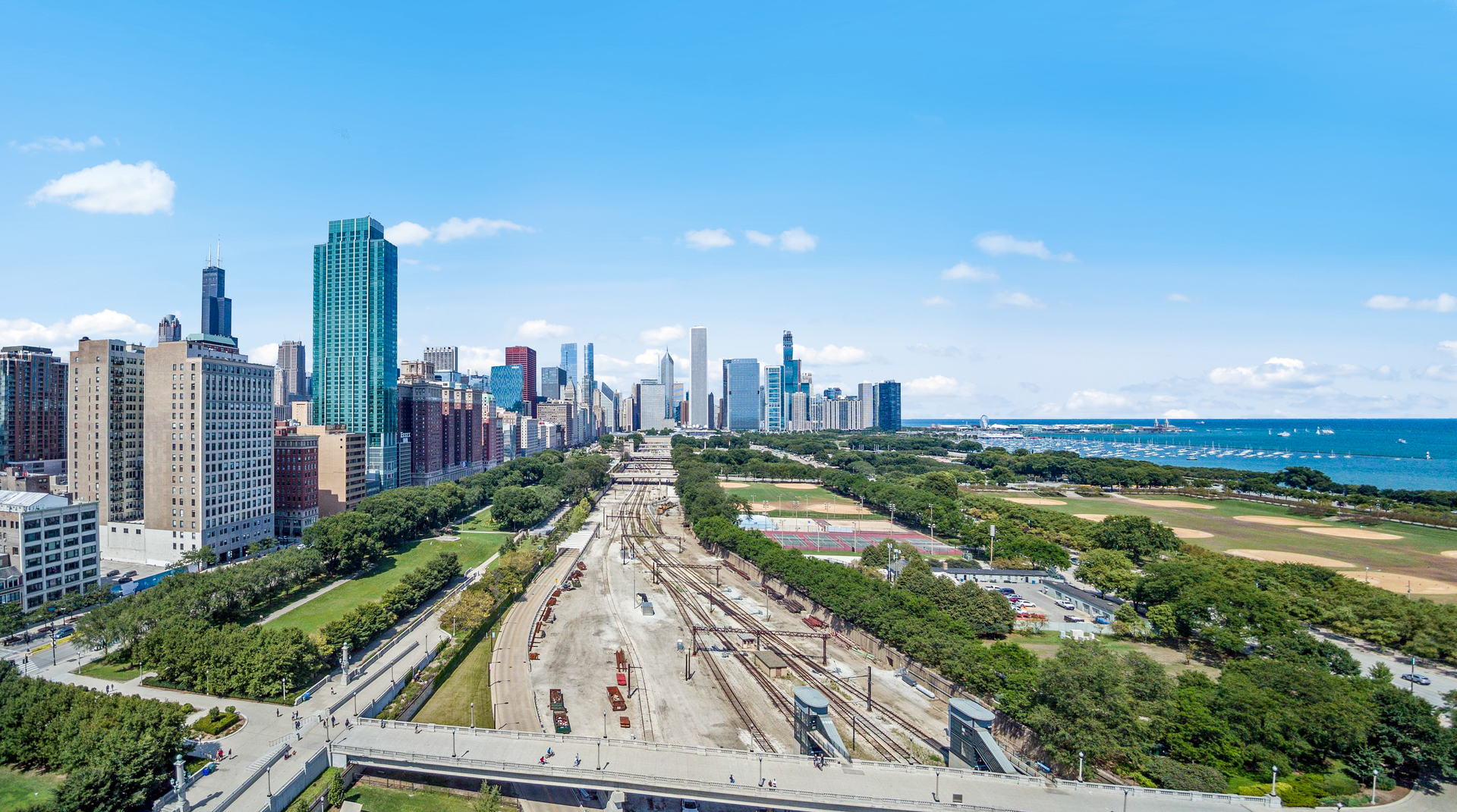 1201 South Prairie Avenue, Unit 601 Chicago, IL 60605 - Photo 5 of 52 a view of a city with tall buildings