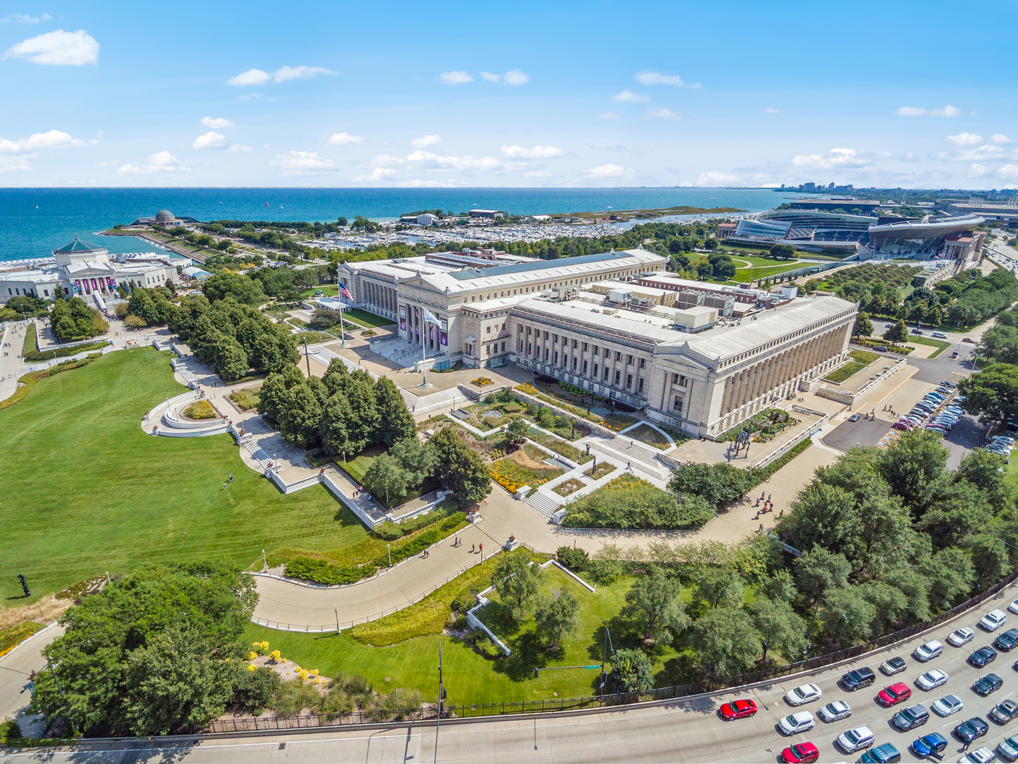 1201 South Prairie Avenue, Unit 601 Chicago, IL 60605 - Photo 49 of 52 a view of a city & an ocean view