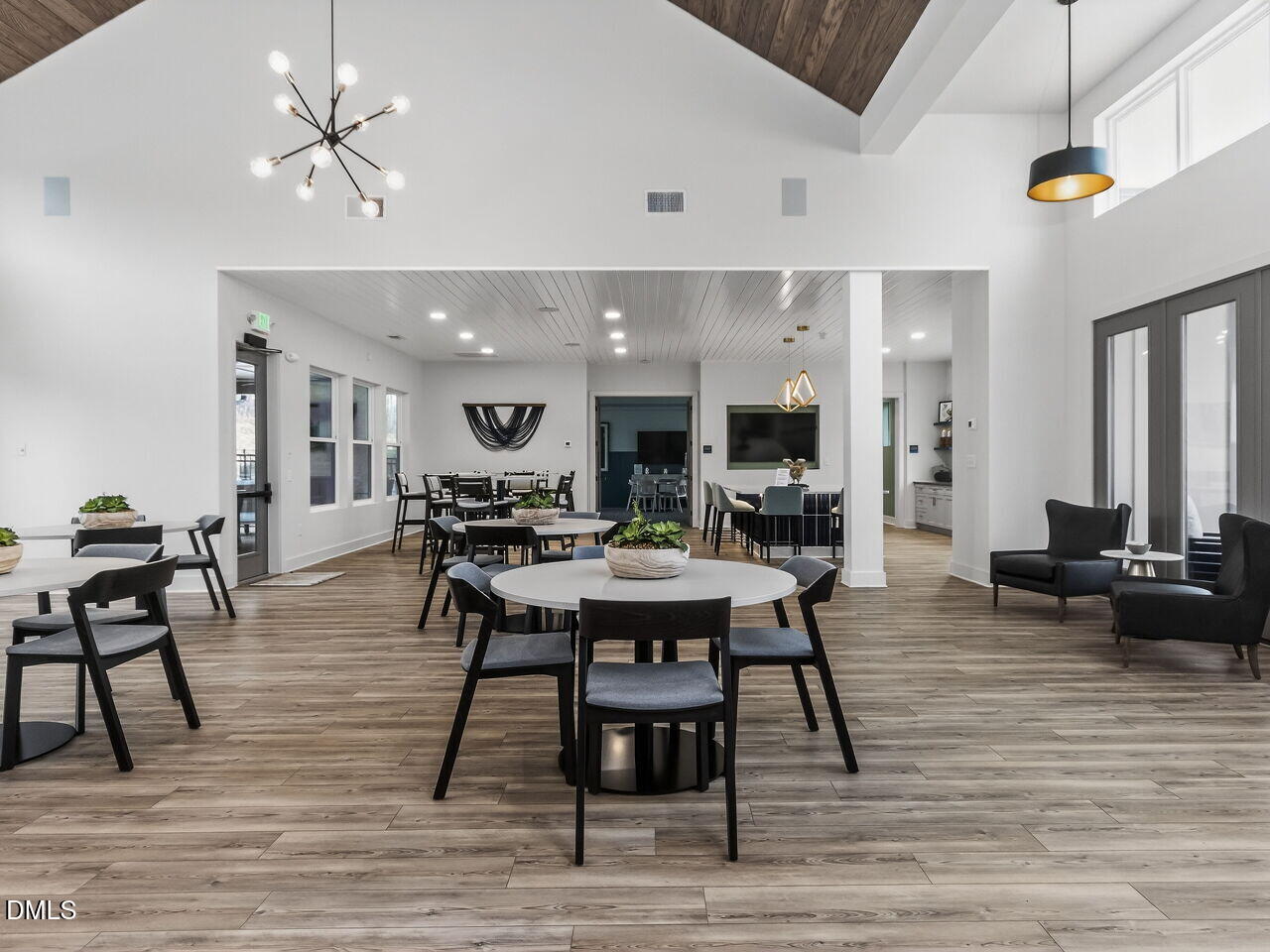 62 Raspberry Run Pittsboro, NC 27312 - Photo 36 of 55 a view of a a dining room with furniture window and wooden floor
