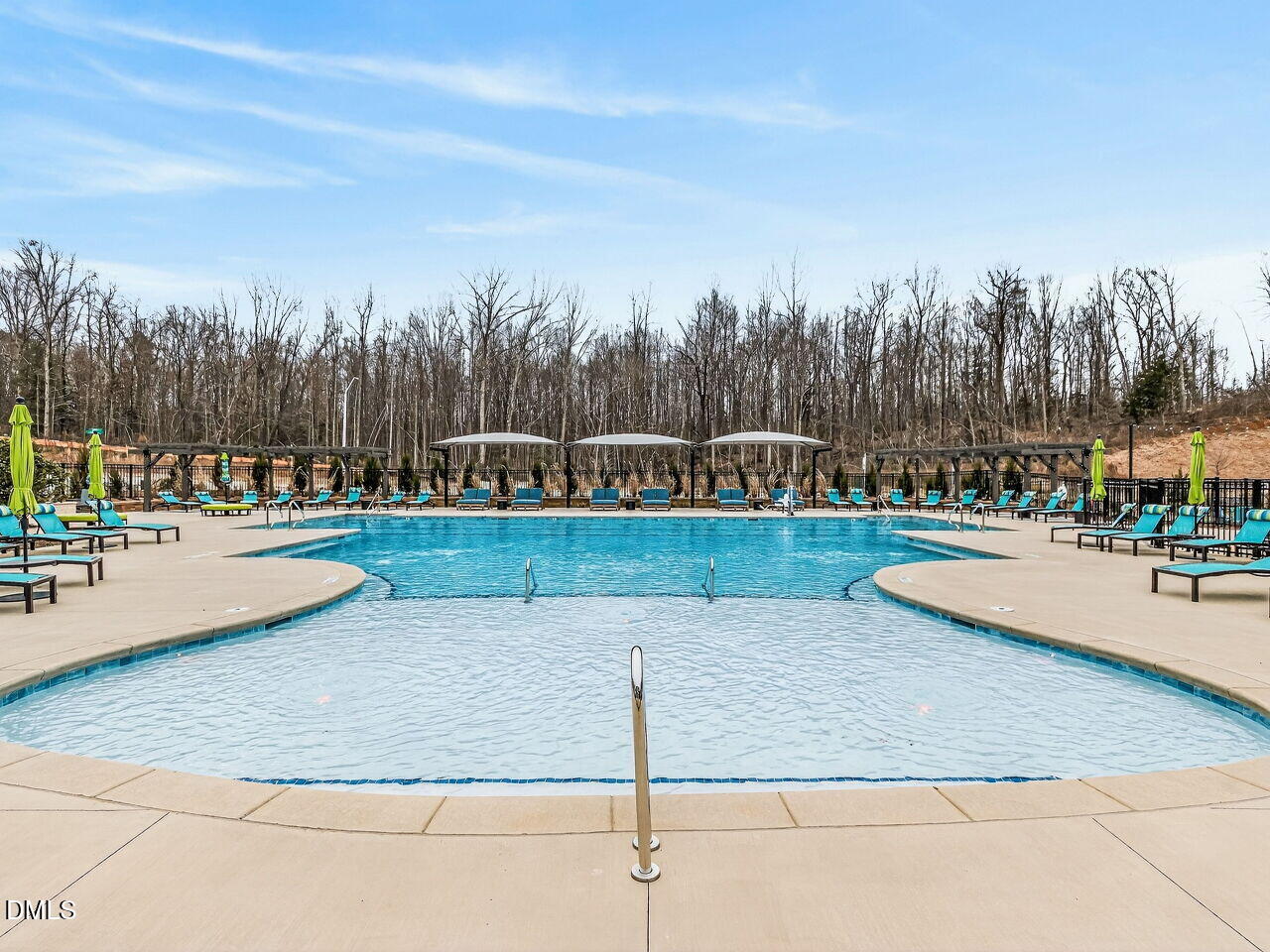 62 Raspberry Run Pittsboro, NC 27312 - Photo 45 of 55 a view of a swimming pool with a yard