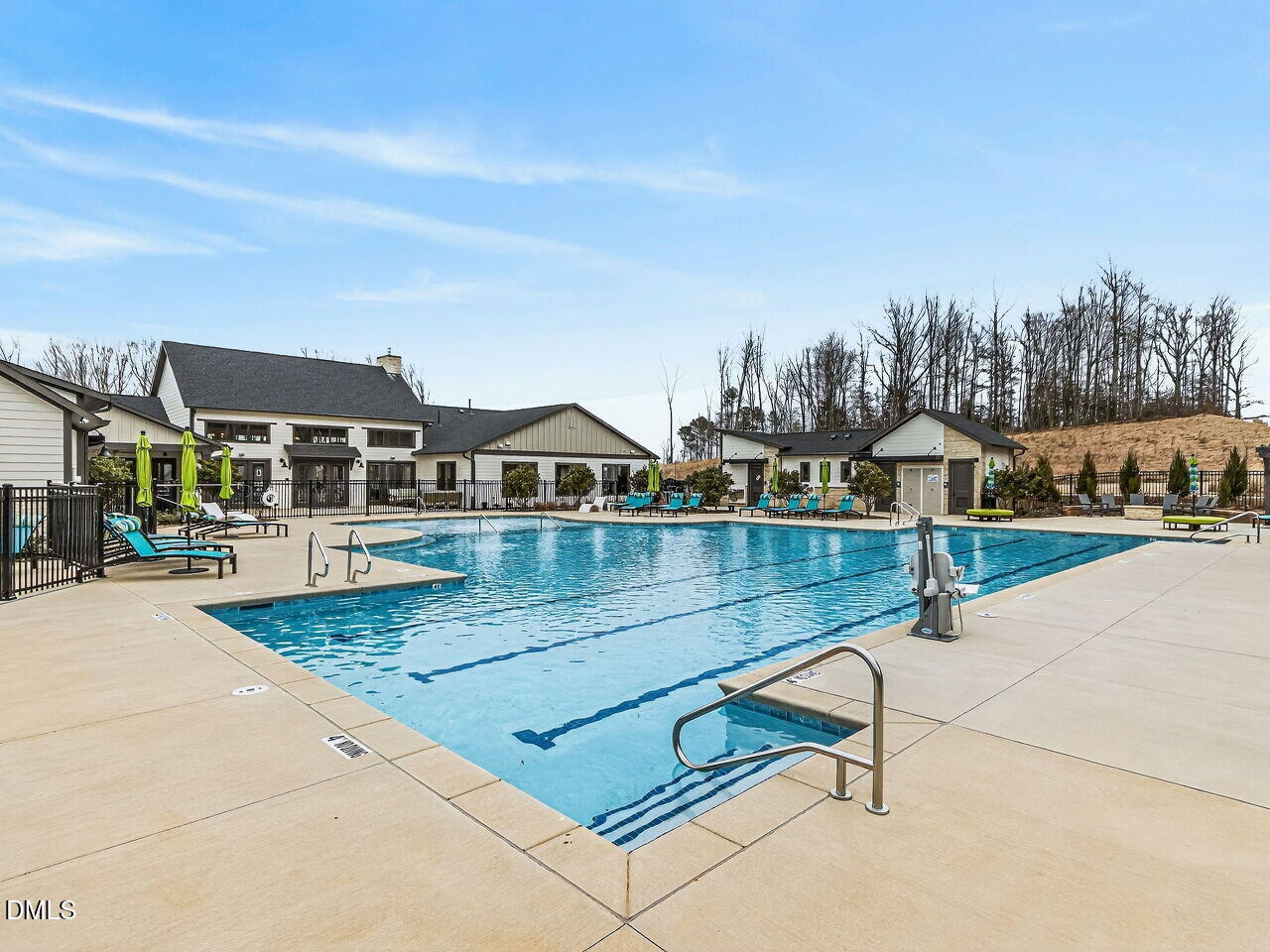 62 Raspberry Run Pittsboro, NC 27312 - Photo 46 of 55 a view of swimming pool with outdoor seating and yard in back