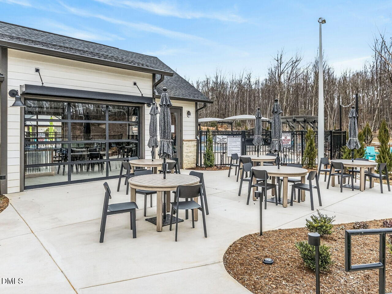 62 Raspberry Run Pittsboro, NC 27312 - Photo 51 of 55 a outdoor space with lots of tables a garden and chairs