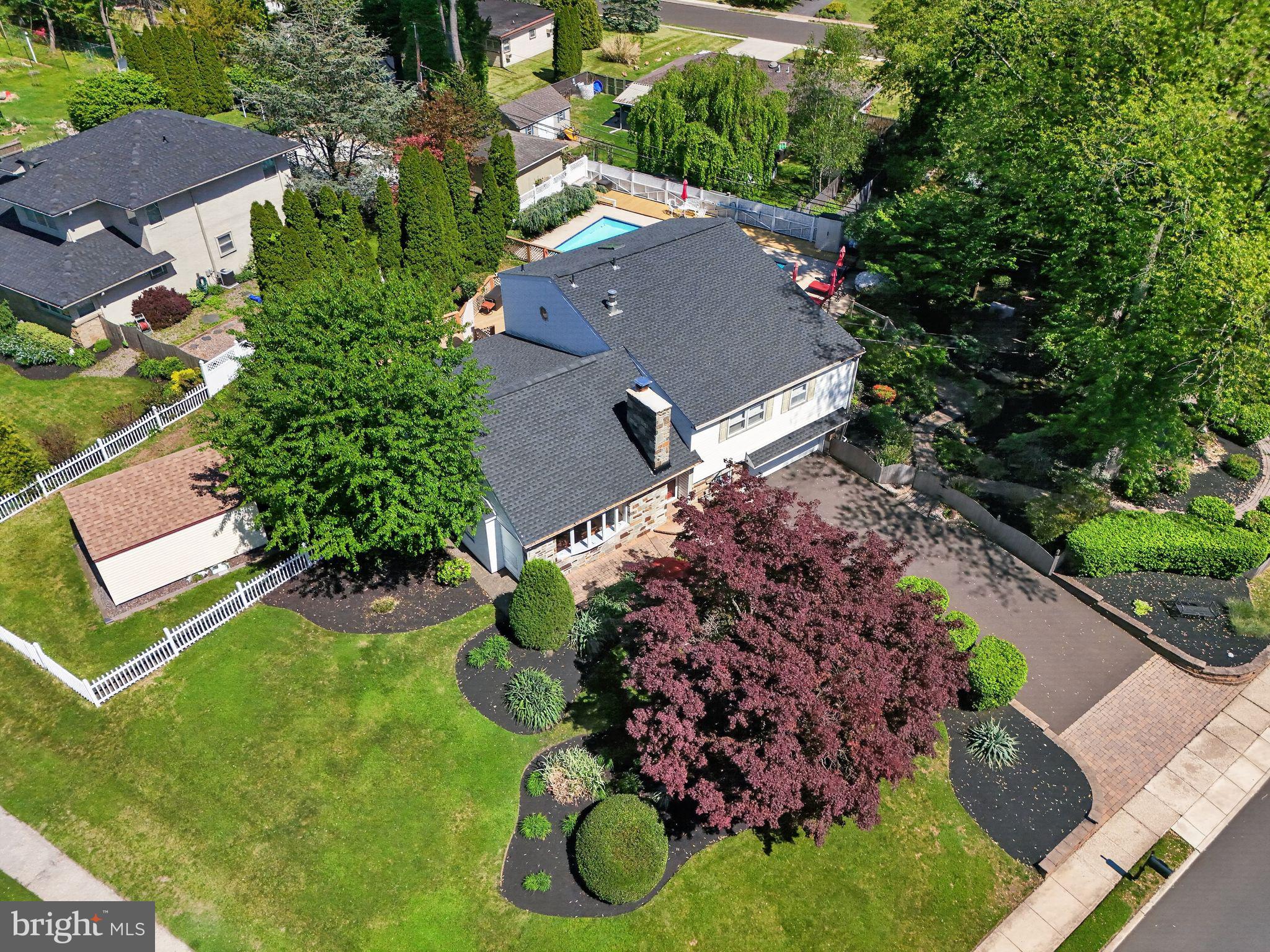 821 Beverly Road Rydal, PA 19046 - Photo 34 of 37 an aerial view of a house