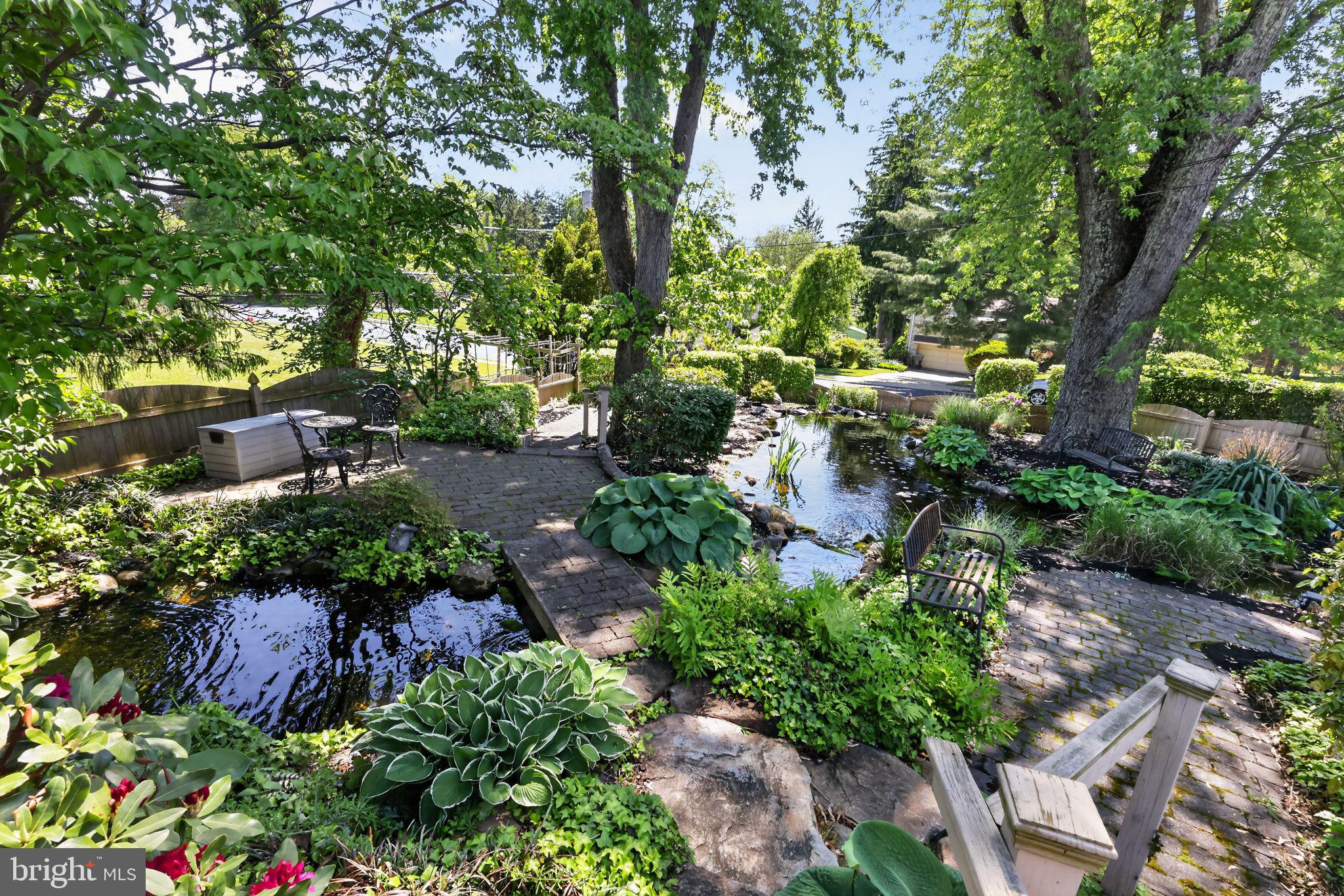 821 Beverly Road Rydal, PA 19046 - Photo 10 of 37 an aerial view of a house with yard and outdoor seating