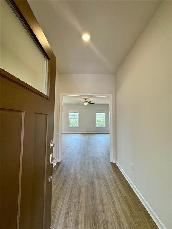 883 Dortch Road Eastanollee, GA 30538 - Photo 9 of 29 a view of hallway with wooden floor