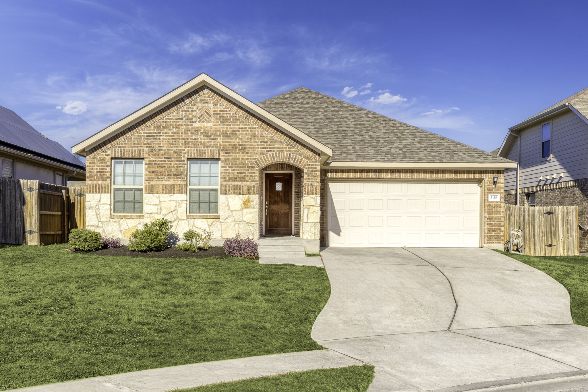 3116 Bragg Place Pflugerville, TX 78660 - Photo 1 of 29 a front view of a house with a yard
