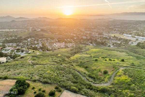 a view of city and mountain