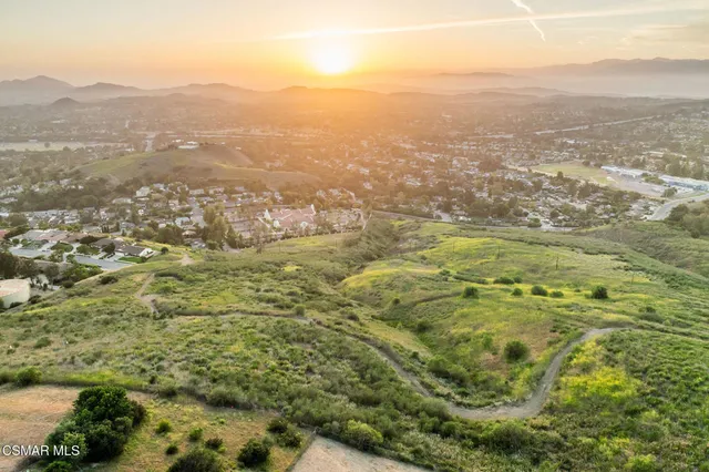 a view of city and mountain