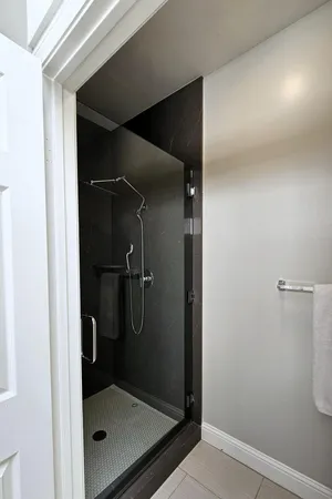 a room with storage and utility