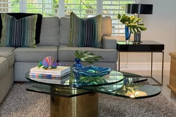 a vase of flowers sitting on a table