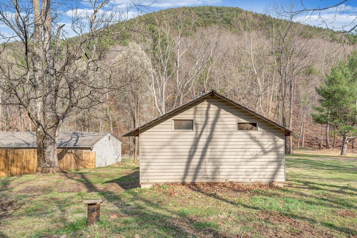 6023 Poor Mountain Road Salem, VA 24153 - Photo 20 of 22 Back of Cabin