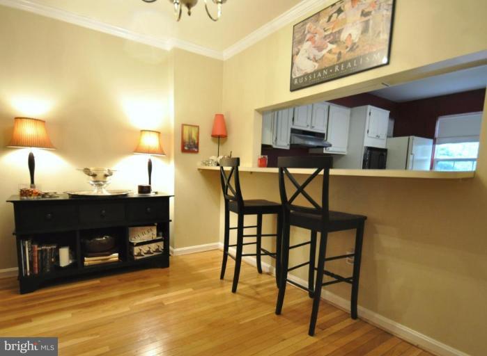 3052 South Glebe Road, Unit 3052 Arlington, VA 22206 - Photo 7 of 15 Bar area adjacent to kitchen