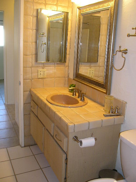 7337 Hillsboro Street Goleta, CA 93117 - Photo 8 of 18 a bathroom with a sink a toilet and mirror