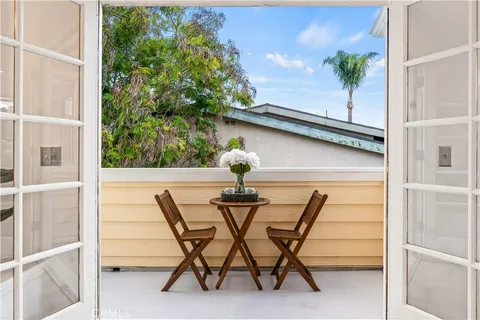 a view of an outdoor seating space