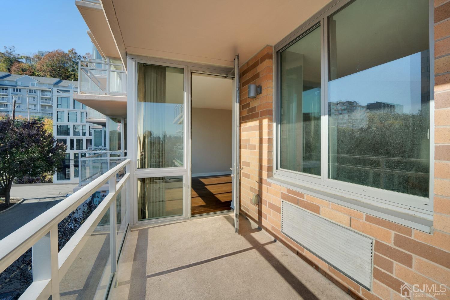 301 Hudson Park Edgewater, NJ 07020 - Photo 17 of 44 a view of balcony with a potted plant
