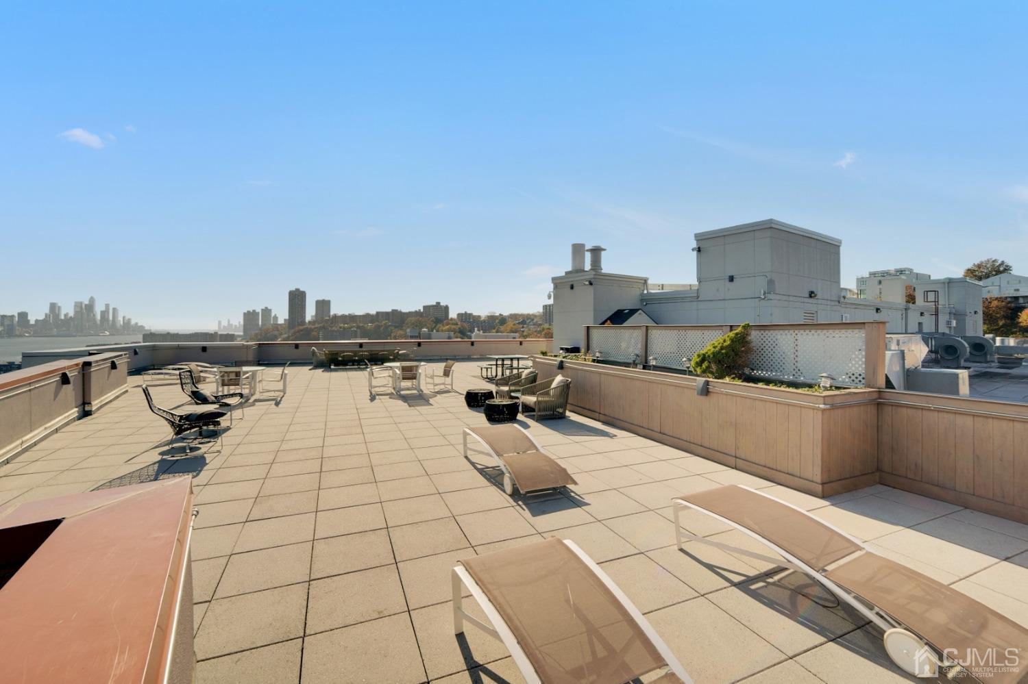 301 Hudson Park Edgewater, NJ 07020 - Photo 38 of 44 a view of a terrace with seating area