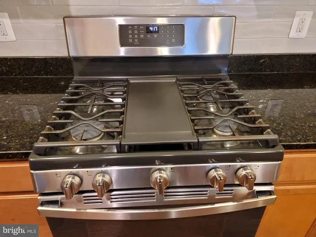 a close view of stove top oven