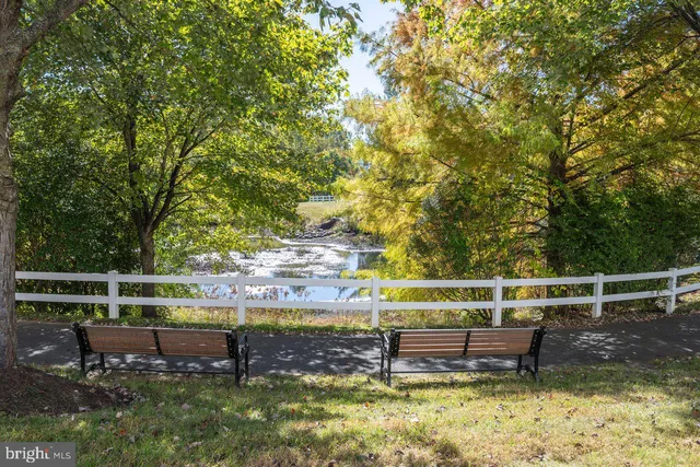 a view of a bench in the roof deck