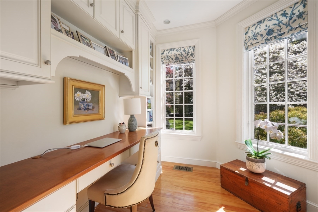 1 Old Farm Road Wellesley, MA 02481 - Photo 25 of 41 a workspace with furniture and a window