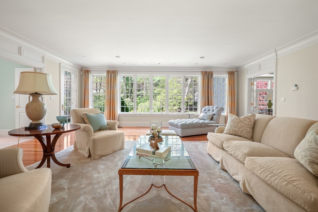 1 Old Farm Road Wellesley, MA 02481 - Photo 26 of 41 a living room with furniture and a large window