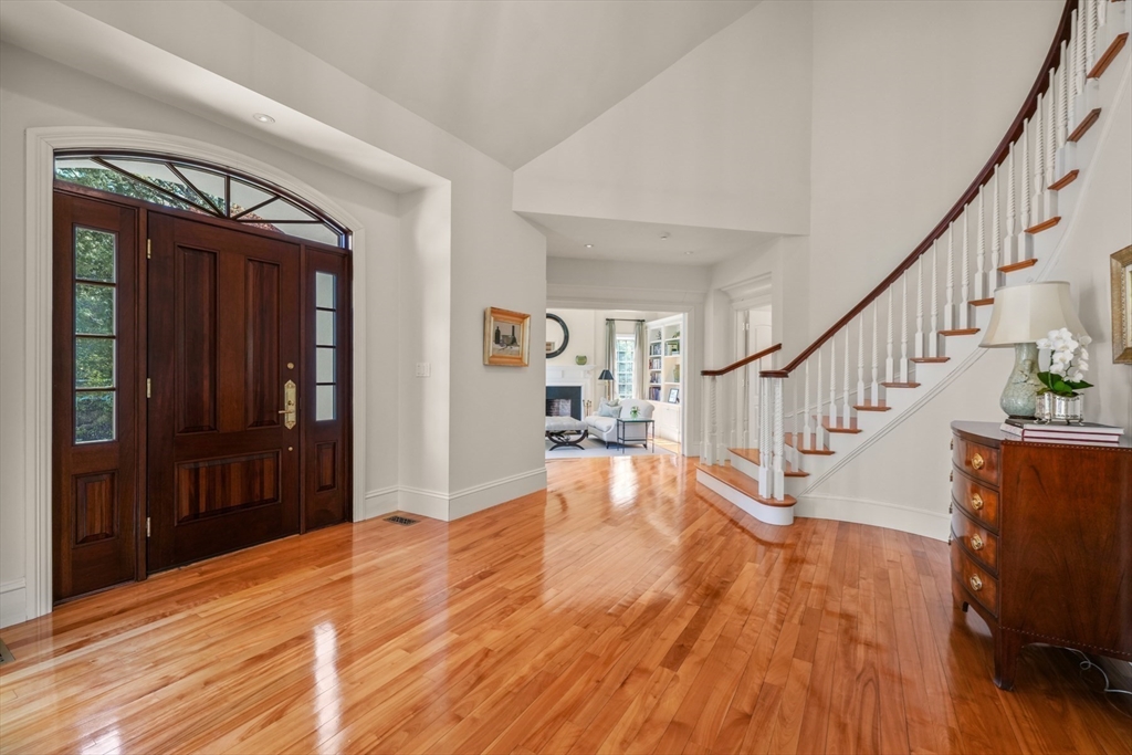 1 Old Farm Road Wellesley, MA 02481 - Photo 10 of 41 a view of entryway and hall with wooden floor