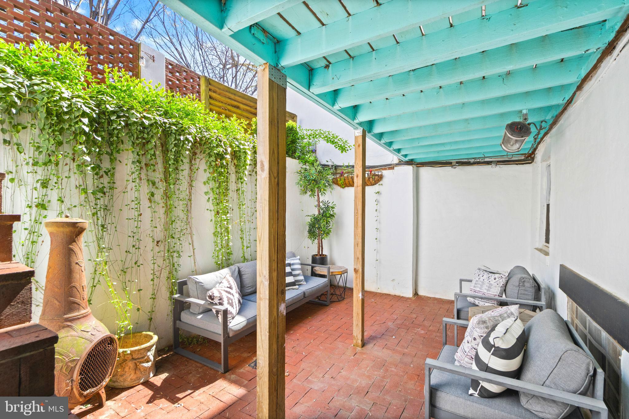 2509 17th Street Northwest, Unit 1 Washington, DC 20009 - Photo 2 of 25 Large, private brick patio