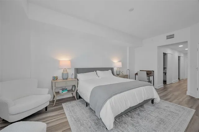 a bathroom with a tub