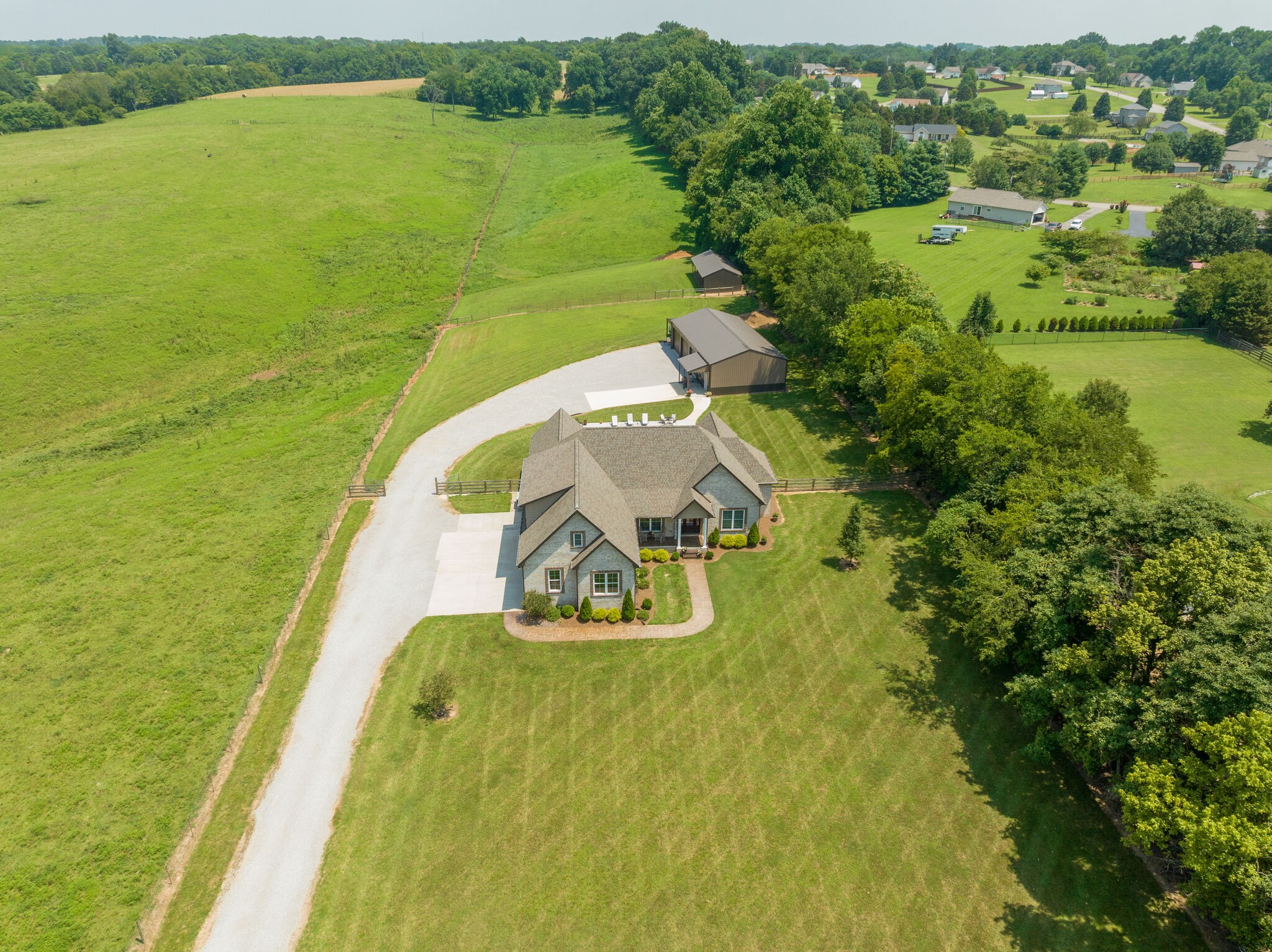 3165 Les Chappell Road Spring Hill, TN 37174 - Photo 54 of 70 a view of a swimming pool with a lake view