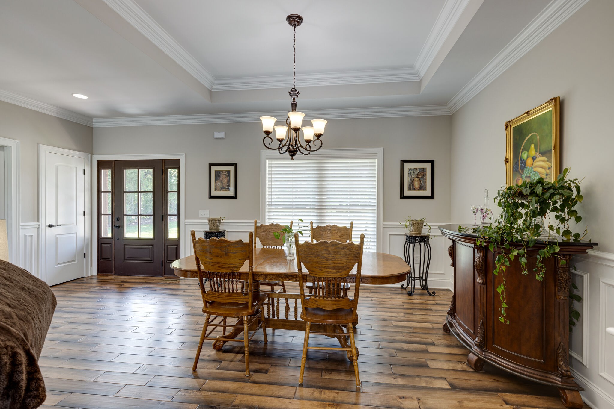 3165 Les Chappell Road Spring Hill, TN 37174 - Photo 6 of 70 a view of a dining room with furniture window and wooden floor