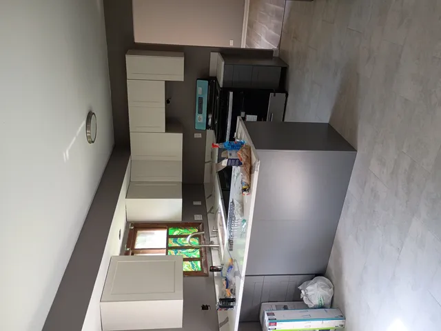 a close up of a bathtub