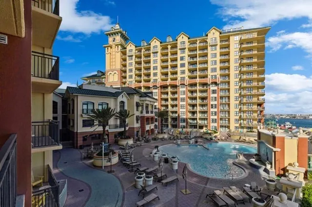 a view of outdoor space with seating