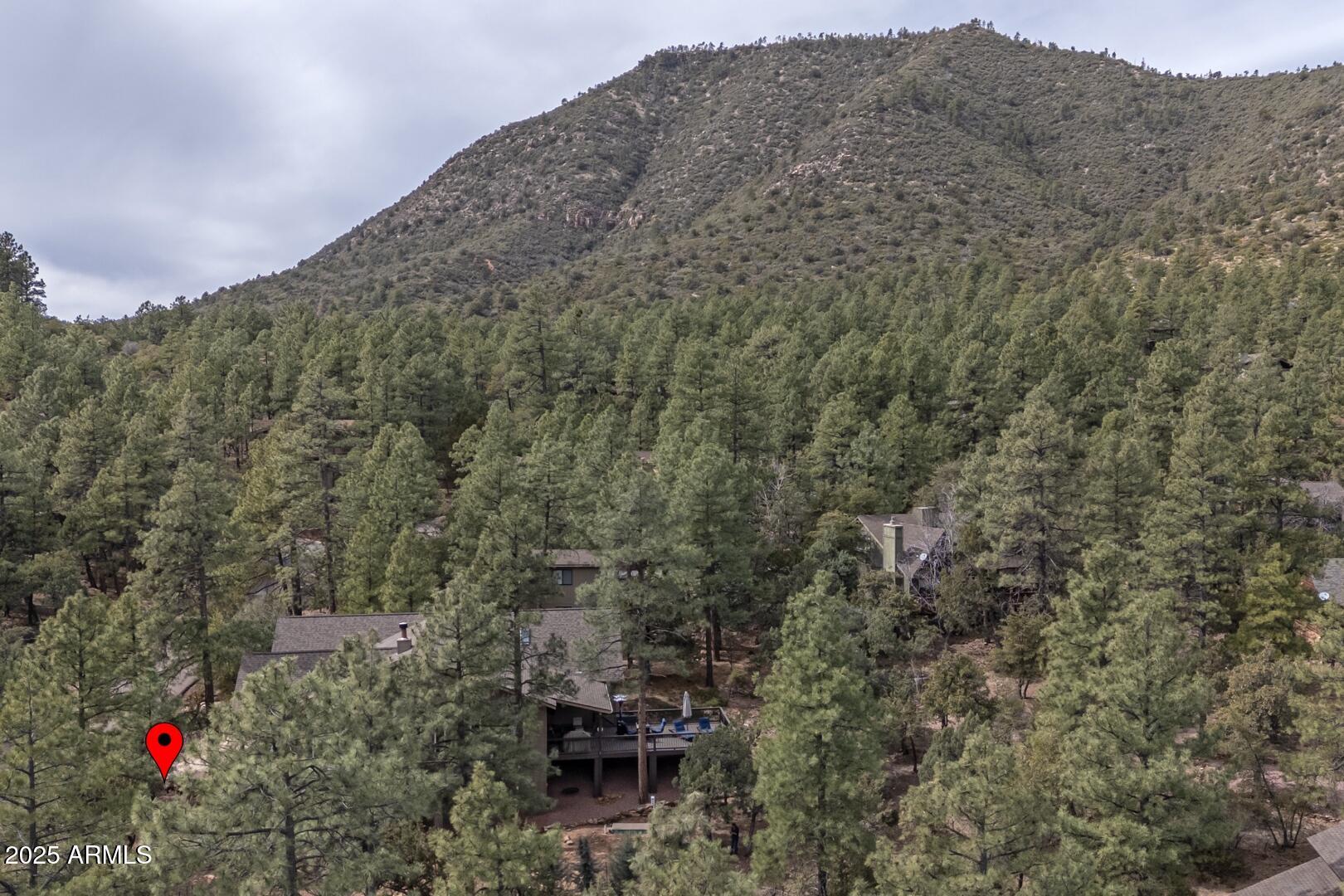 5076 Juniper Loop Pine, AZ 85544 - Photo 66 of 68 a view of a outdoor space and a mountain view