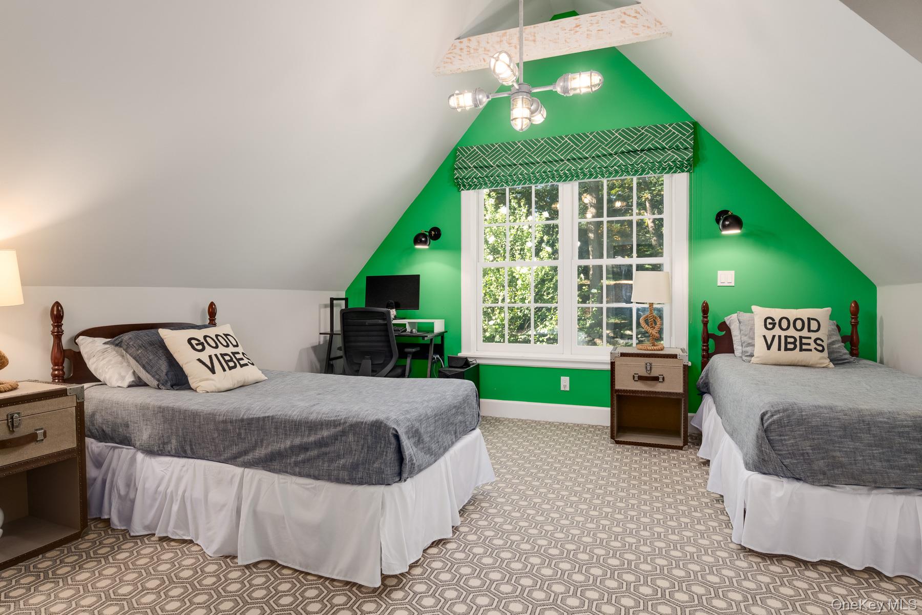 71 Havemeyer Road Irvington, NY 10533 - Photo 25 of 38 a bedroom with a bed and a large window