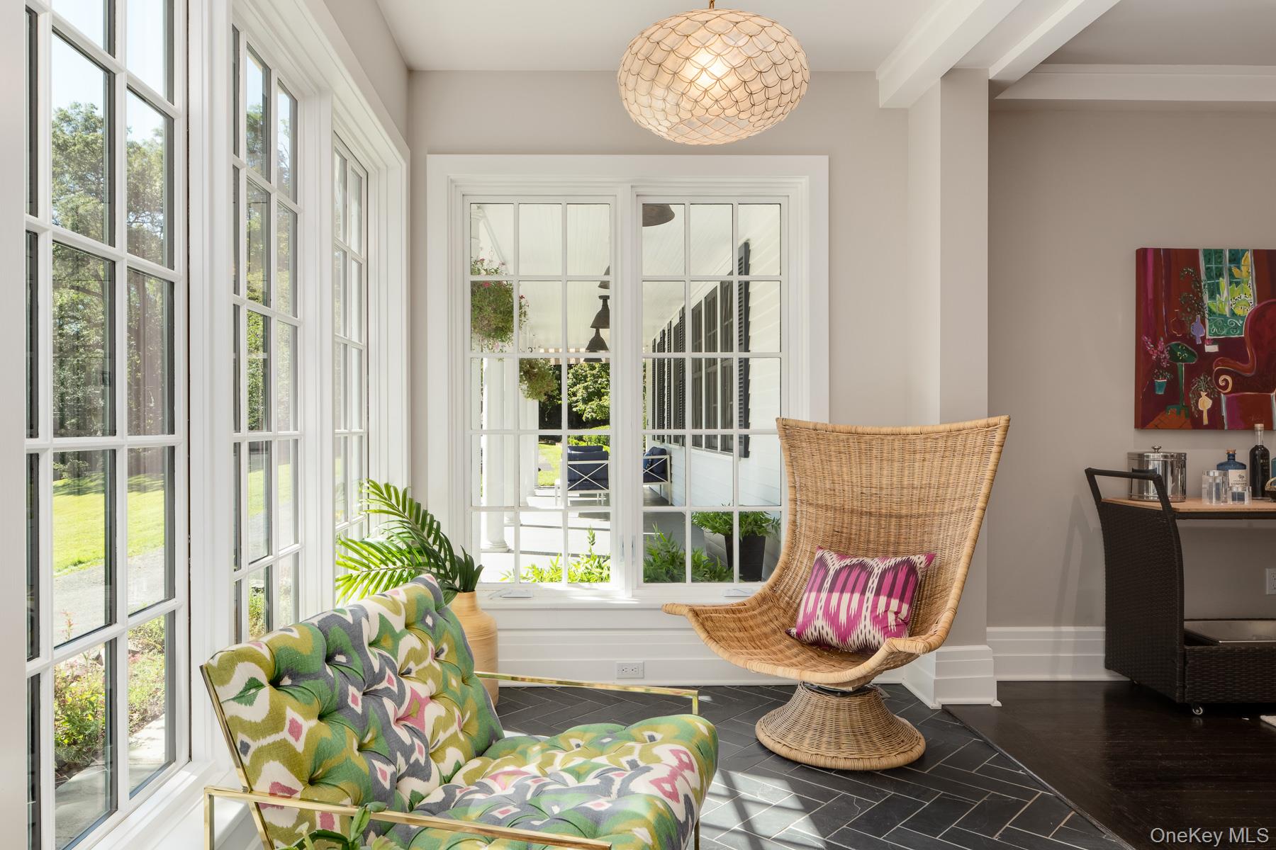 71 Havemeyer Road Irvington, NY 10533 - Photo 8 of 38 a living room with furniture and a potted plant