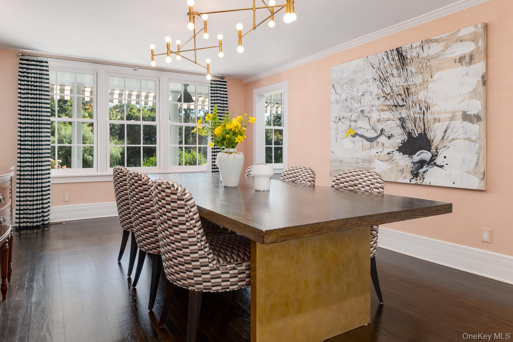 71 Havemeyer Road Irvington, NY 10533 - Photo 9 of 38 a view of a dining room with furniture window and wooden floor