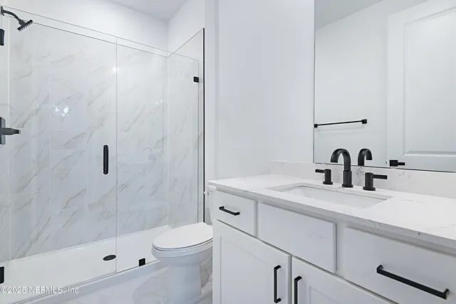 a view of a lake with a big yard