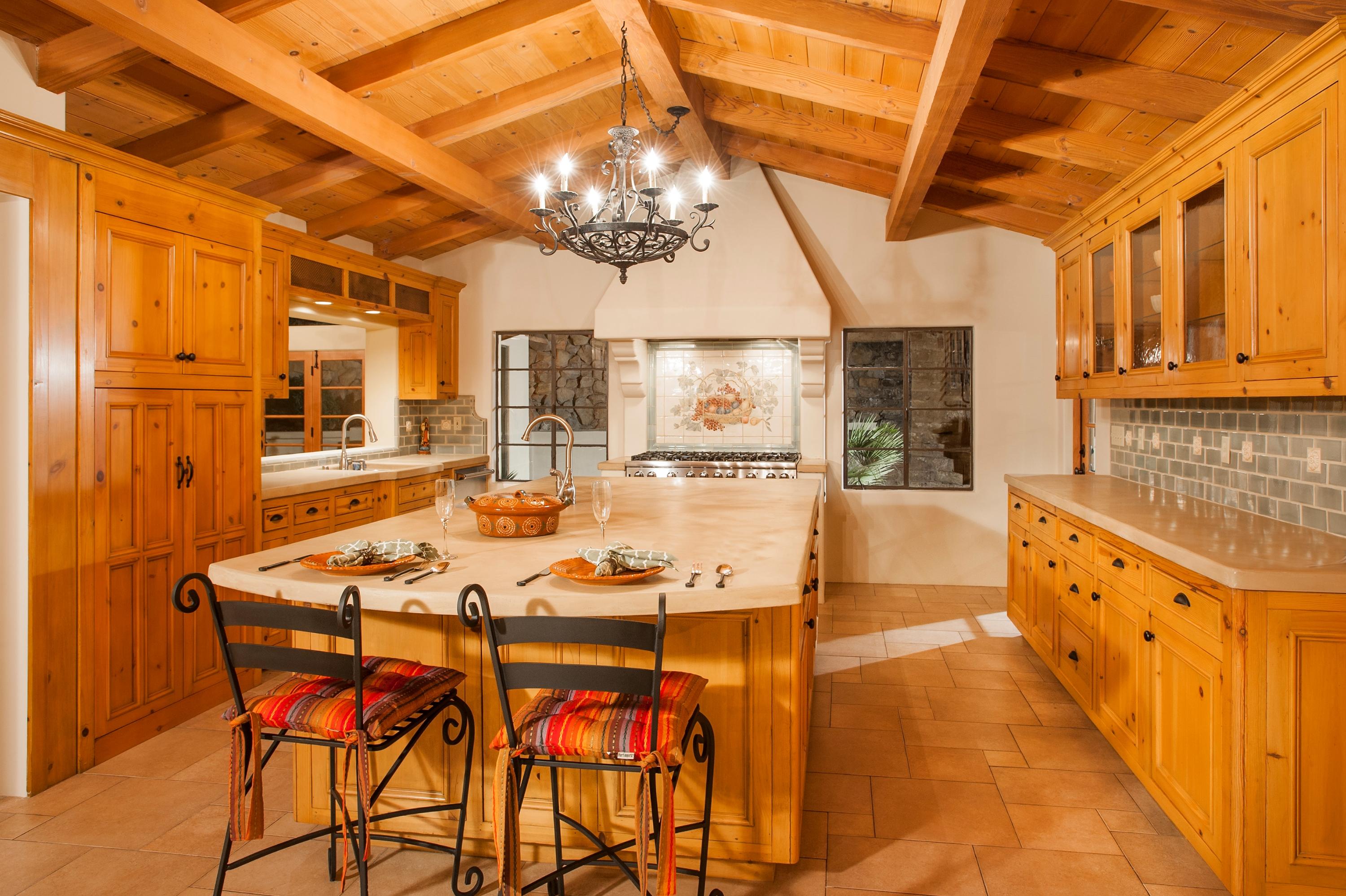 398 Mountain Drive Santa Barbara, CA 93103 - Photo 11 of 28 a view of a dining room with furniture and chandelier