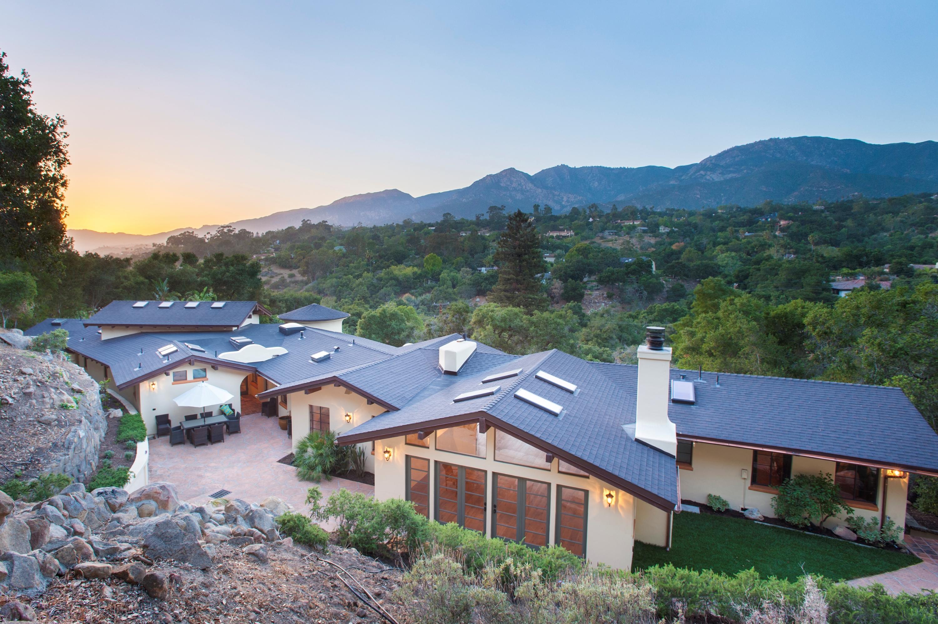 398 Mountain Drive Santa Barbara, CA 93103 - Photo 17 of 28 an aerial view of residential houses with outdoor space and a street view