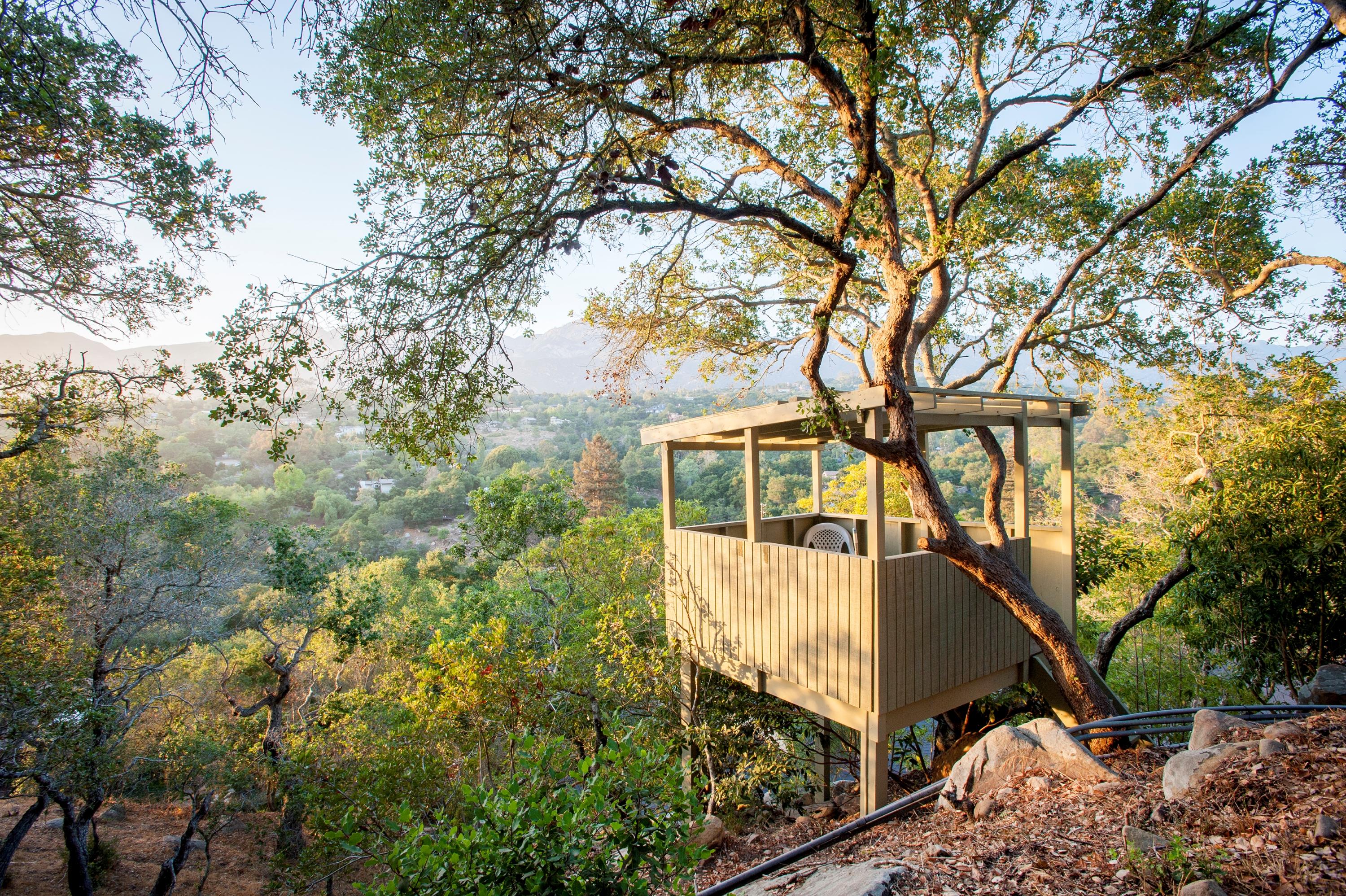 398 Mountain Drive Santa Barbara, CA 93103 - Photo 24 of 28 a view of a house with a yard